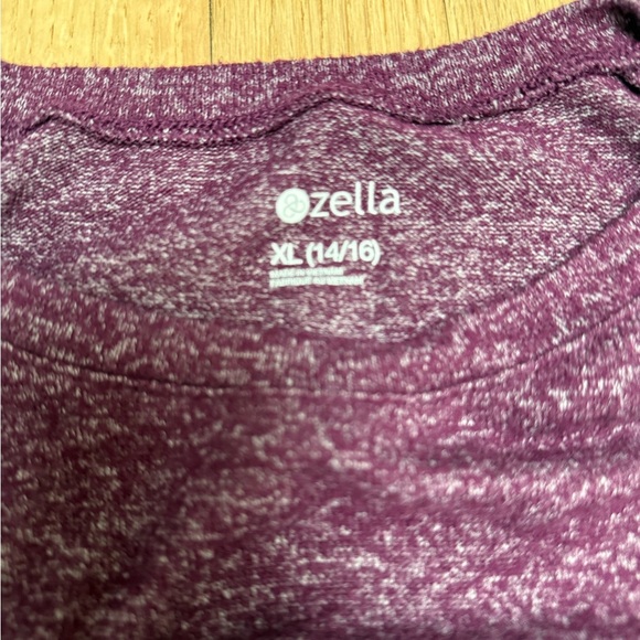 Zella Girls Twist Front Top Purple - Picture 2 of 3